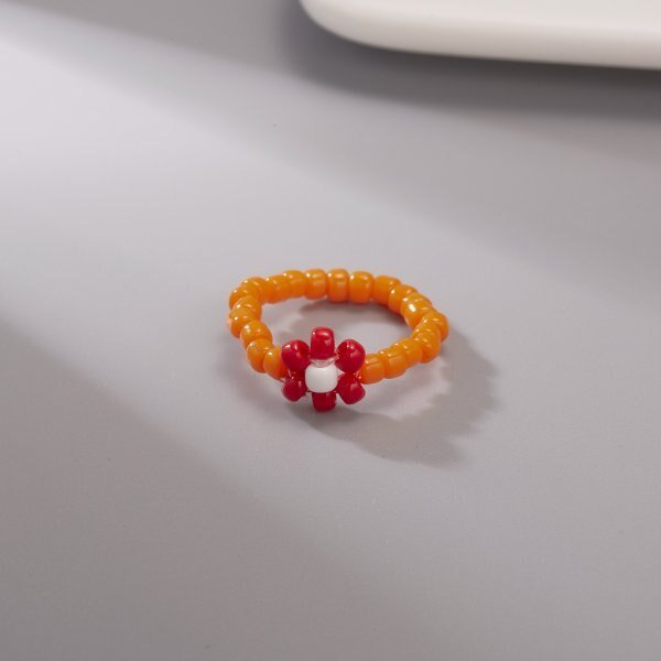 Sweet Flower Opening Adjustable Ring For Women Korean Trend Exquisite Jewelry Shiny Rhinestone Zircon Finger Ring Party Gift