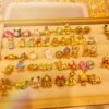 Crystal bracelet accessories.gold plated copper