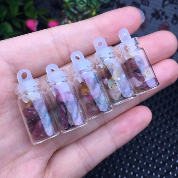 Color tourmaline votive bottle size 28mm