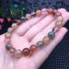 Colored hair crystal single loop bracelet
