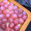 Powder salt source agate lion piece