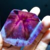 Special offer. Aurora da Bizimi flower super seven sugar heart original stone pendant size: 56.3/51.4mm 10213889