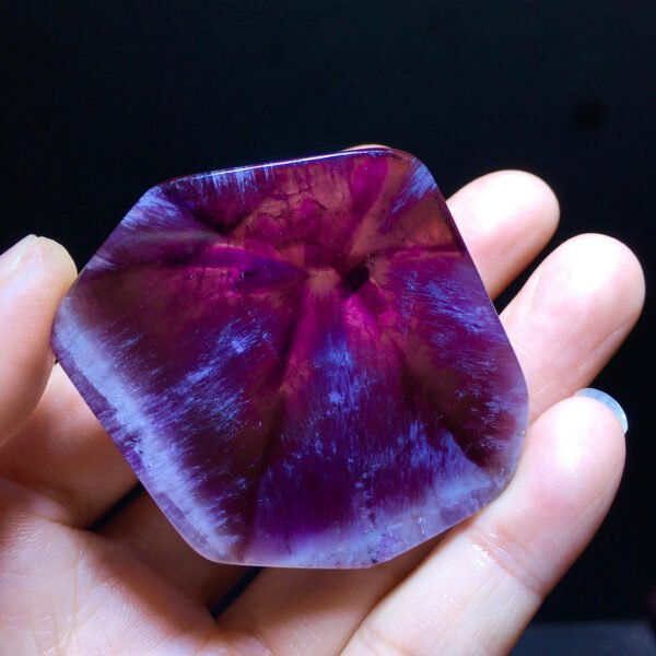 Special offer. Aurora da Bizimi flower super seven sugar heart original stone pendant size: 56.3/51.4mm 10213889