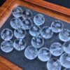 White crystal Buddhist scripture bead accessories 💕 Specification 13mm ✨ one million twenty-two thousand and fifty-eight