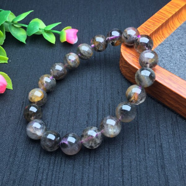 Black Aurora Single Loop Bracelet 💕 Specification 9-12mm ✨ 102202865