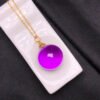 wsxc1698075888868_4 Natural Brazilian amethyst pendant with 18K gold buckle. The specification is approximately 17.8mm.2310620865