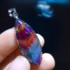 Aurora 23 Light Titanium Violet Titanium Crystal 👀 Horse Eye Pendant for Men and Women Size: 36/14mm2310358669