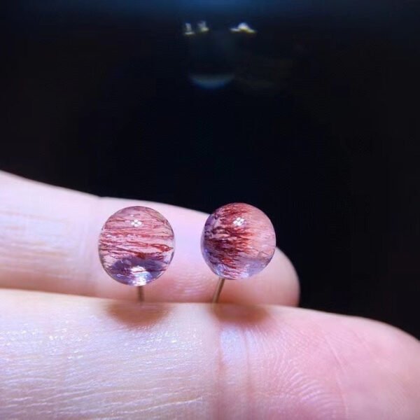 wsxc1698156822745_1 Super Beautiful Fantasy Purple Titanium Crystal Purple Seven Earrings for Women, Size 7.3mm2410208319