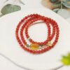 wsxc1698159389540_1 Natural South Red Three Ring Bracelet, 💕 South red with a diameter of approximately 5.3mm2410089346