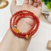 wsxc1698159389540_3 Natural South Red Three Ring Bracelet, 💕 South red with a diameter of approximately 5.3mm2410089346