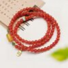 wsxc1698159389540_4 Natural South Red Three Ring Bracelet, 💕 South red with a diameter of approximately 5.3mm2410089346