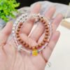 wsxc1698161457590_1 Natural White Crystal ➕ Lao Shan Tan's original double loop bracelet with a bead diameter of 6mm2410039461