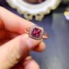 wsxc1698248579589_4 The pure natural magnesium aluminum garnet ring is shipped with a main stone size of 5mm,2510110246