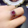 wsxc1698248579589_5 The pure natural magnesium aluminum garnet ring is shipped with a main stone size of 5mm,2510110246