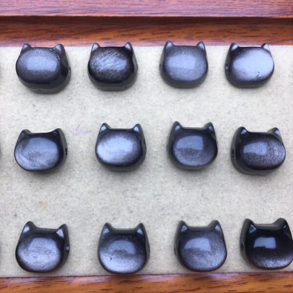 wsxc1698329098551_5 Silver Keystone Faceless Cat ✨ Specification 15-15.5mm 💗2610005864