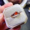 wsxc1698330501122_0 Pure natural Fanta garnet rings are shipped with a main stone size of 5mm.2610105634