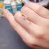 Pure natural Myanmar unburned spinel ring, main stone size 4 * 5mm2610140236