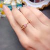 Pure natural Myanmar unburned spinel ring, main stone size 4 * 5mm2610140236