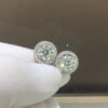 wsxc1698335269170_2 Mosan diamond earrings, 1 carat each, 2 carats in total2610120352