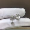 wsxc1698335269170_3 Mosan diamond earrings, 1 carat each, 2 carats in total2610120352