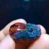 Aurora 23 Aurora Titanium Purple Pixiu Pendant for Men and Women, Size: 24.6/13.8mm2610468325