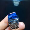 Natural colored Peter stone lightning pattern ⚡ Ring, size 13.6/10.3mm2710338621