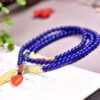 wsxc1698419918987_2 Original natural lapis lazuli three loop bracelet, with a bead diameter of approximately 4.6mm2710099589