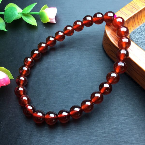 wsxc1698496451707_3 Orange Red Garnet Single Loop Bracelet 💕 Specification 6mm ✨2810048136
