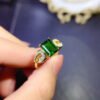 Natural diopside ring, main stone size square 6 * 8mm2810260152