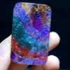 Aurora 23 Lahu God Eating Little Man Buddha's Eighth Day Black God Wushi Plate Pendant Size: 50.4/31.4/6.2mm2810788121