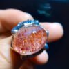 wsxc1698507319774_0 Natural Strawberry Crystal Ring, Size 17/13mm2810668189