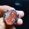 wsxc1698507319774_2 Natural Strawberry Crystal Ring, Size 17/13mm2810668189