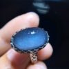 wsxc1698507479115_2 Natural Blue Ghost Blue Sands Starlight Ring, Size 17/11mm2810298556