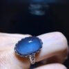 wsxc1698507479115_7 Natural Blue Ghost Blue Sands Starlight Ring, Size 17/11mm2810298556