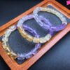 Purple Yellow Gradient Bucket Bead Bracelet 💕 Specification 10mm ✨3010049156
