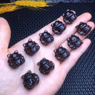 Ice Seed Shining Stone Nine tailed Fox Small Piece 💕 Specification 17.5mm ✨3110004.5124