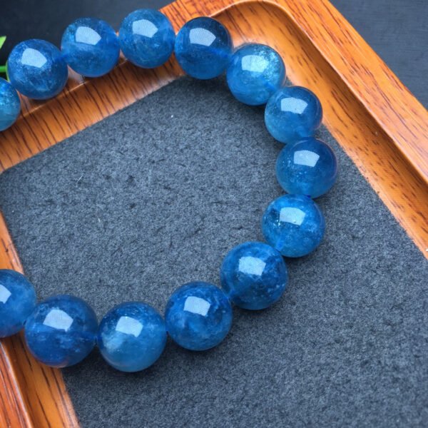 Sparkling Sea Blue Treasure Single Loop Bracelet 💕 Specification 9-14mm ✨3110285166