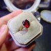 wsxc1698766273478_0 Pure natural Mozambique garnet ring, with a main stone size of 8 * 10mm3110140125