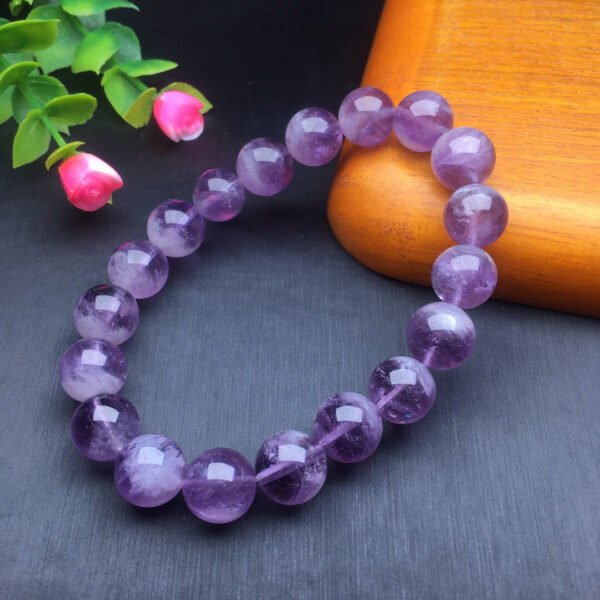 Purple Rabbit Hair Single Loop Bracelet 💕 Specification 9-11mm ✨0211050156