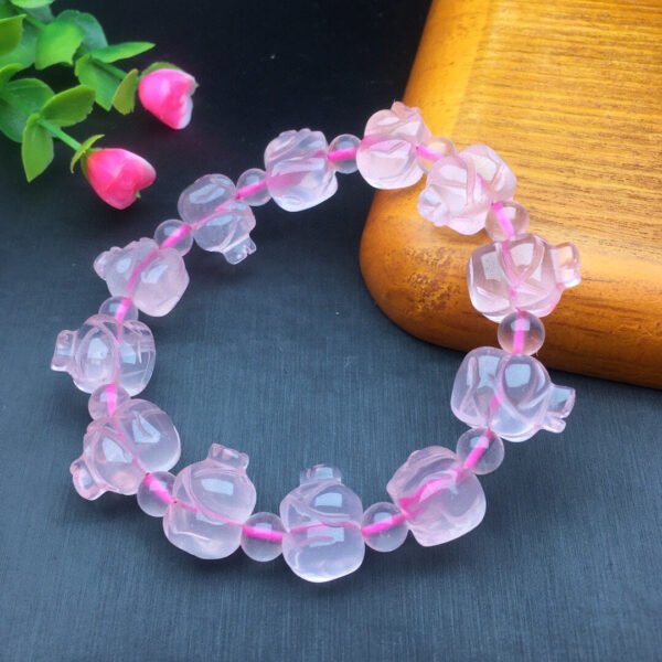 wsxc1698938432038_3 Pink Crystal Rabbit Bracelet 💕 Specification 15.4mm ✨0211023164