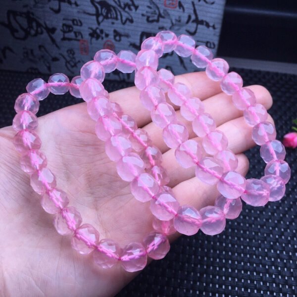 wsxc1698938557927_0 Powder crystal faceted bucket bead bracelet 💕 Specification 8mm ✨0211030199