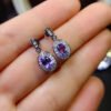 wsxc1698953917160_2 Natural Tansang stone earrings, main stone size 4 * 6mm0211140159