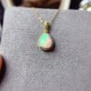 wsxc1698956220415_4 Pure natural dazzling white opal pendant, with a main stone size of 8 * 10mm0211160147