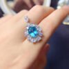 Natural apatite pendant, main stone 8 * 10mm0211290144