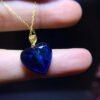Natural Peter Stone 18k Gold Love Pendant, size 14.2/14mm0211248598