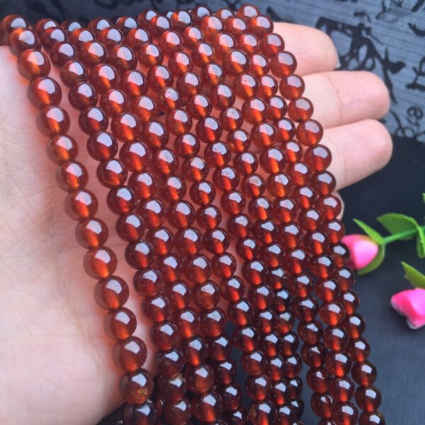 wsxc1699021154033_0 Orange Red Garnet Multi Loop Bracelet 💕 Specification 6mm ✨0311060155