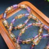 Purple Yellow Crystal Sugar Bracelet 💕 Specification 7-8mm 0311025198