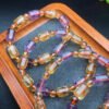 Purple Yellow Crystal Sugar Bracelet 💕 Specification 7-8mm 0311025198