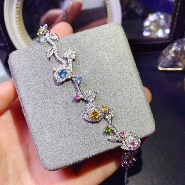 Natural Duobao Bracelet, Main Stone Size Round 3+Round 40311575189