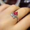wsxc1699022729302_4 Natural powder topa ring, main stone size square 5 * 7mm0311120894